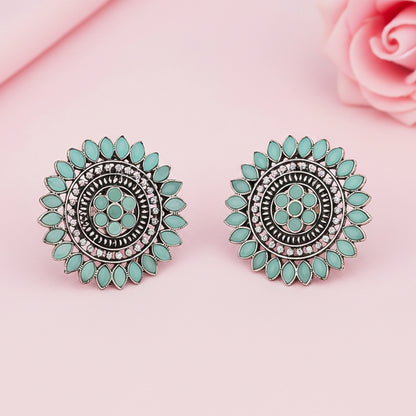 Traditional twish stud earring (Mint)