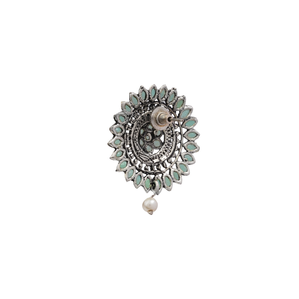 Traditional twish stud earring (Mint)
