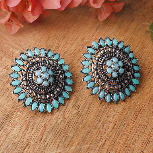 Traditional twish stud earring (Mint)