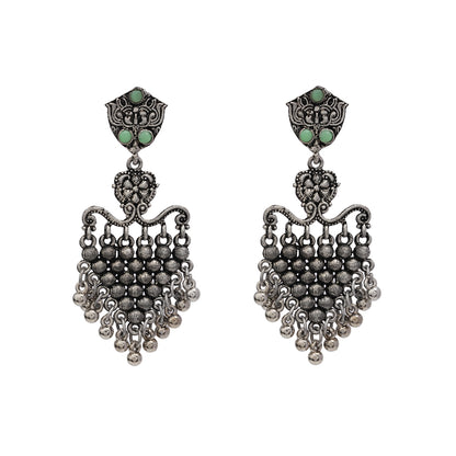 Chan-Chan ghunghroo dangler earring (Pista)