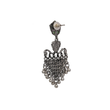 Chan-Chan ghunghroo dangler earring (Pista)