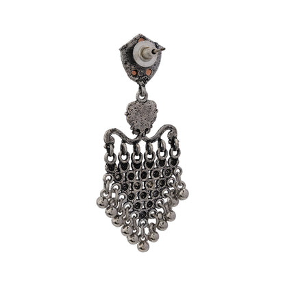 Chan-Chan ghunghroo dangler earring (Light Orange)