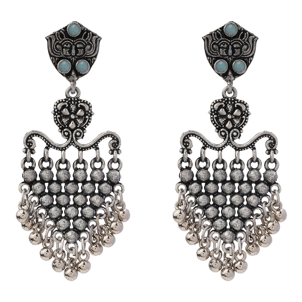 Chan-Chan ghunghroo dangler earring (Mint)