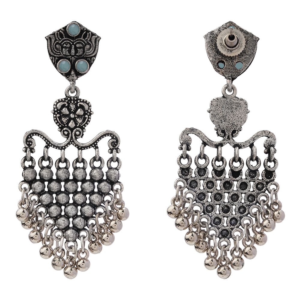 Chan-Chan ghunghroo dangler earring (Mint)