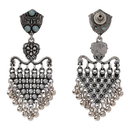 Chan-Chan ghunghroo dangler earring (Mint)