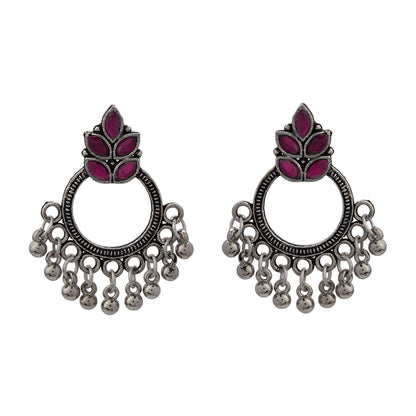 Fine Shine stud earrings (Red)