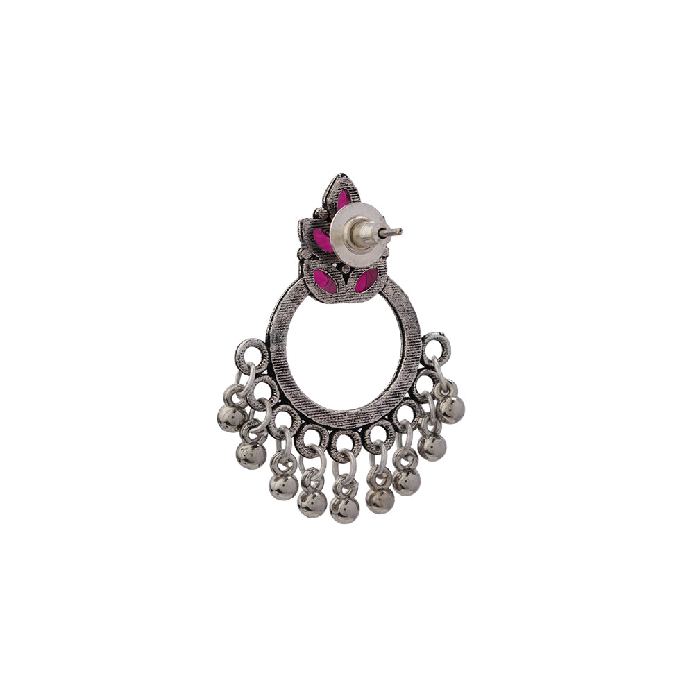 Fine Shine stud earrings (Red)
