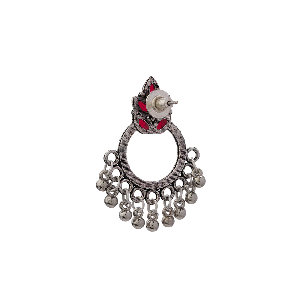 Fine Shine stud earrings (Red)