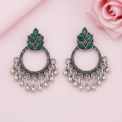 Fine Shine stud earrings (Green)