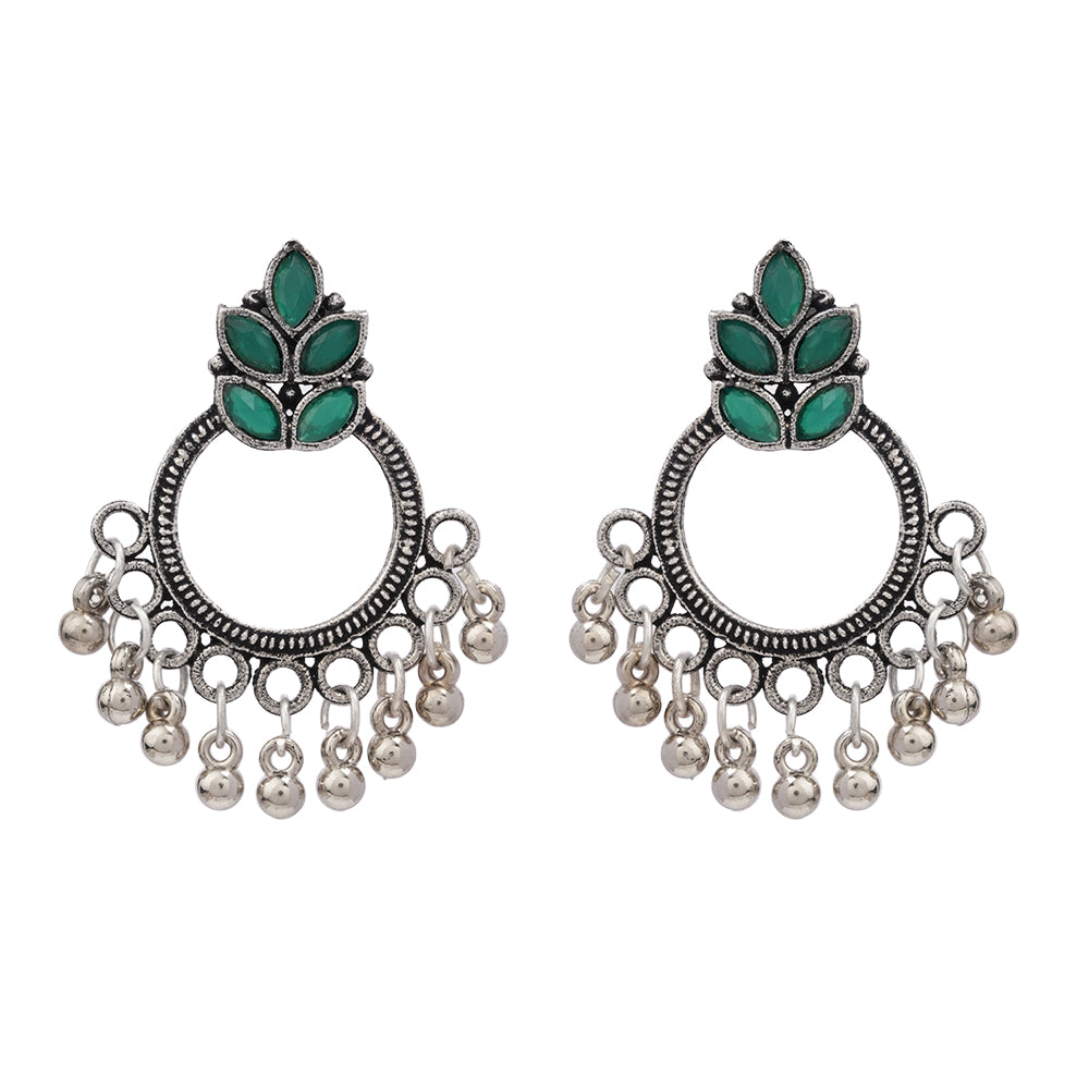 Fine Shine stud earrings (Green)