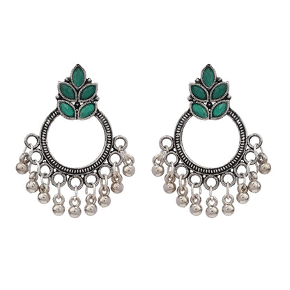 Fine Shine stud earrings (Green)
