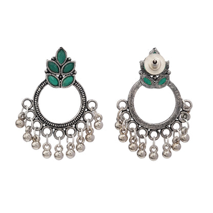 Fine Shine stud earrings (Green)