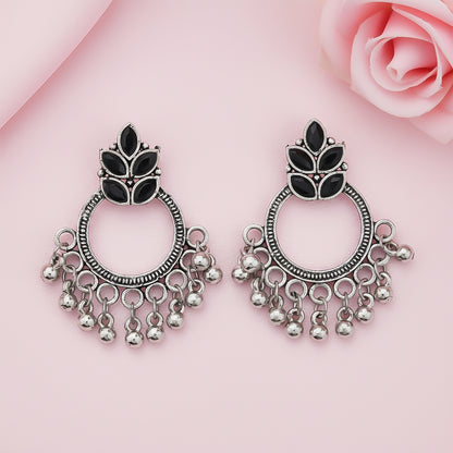 Fine Shine stud earrings (Black)
