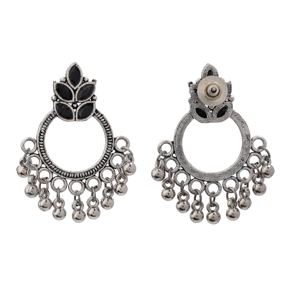 Fine Shine stud earrings (Black)