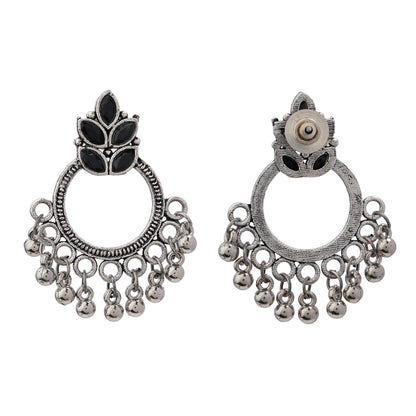 Fine Shine stud earrings (Black)