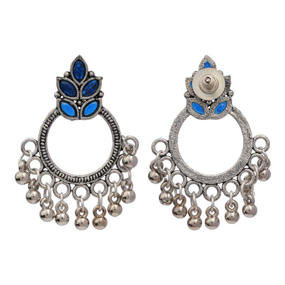 Fine Shine stud earrings (Blue)