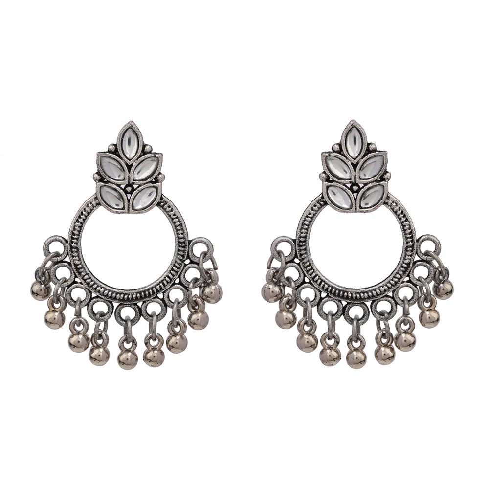 Fine Shine stud earrings (White)
