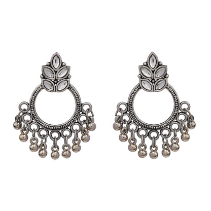 Fine Shine stud earrings (White)