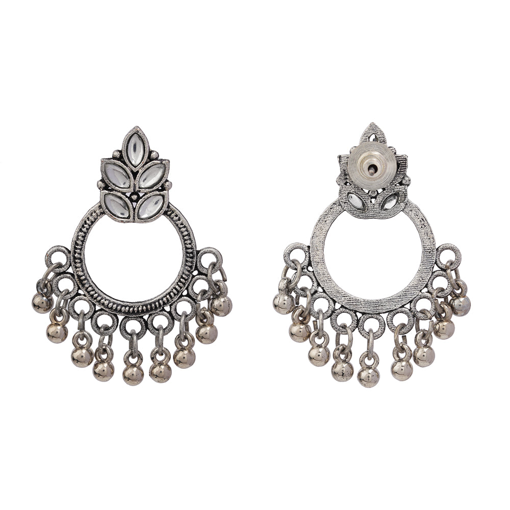 Fine Shine stud earrings (White)