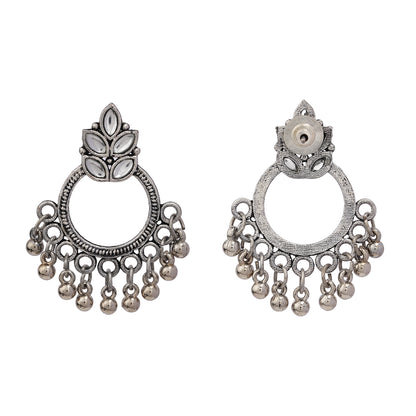 Fine Shine stud earrings (White)
