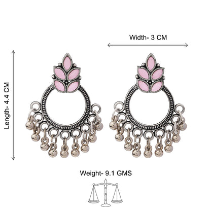 Fine Shine stud earrings (Baby Pink)