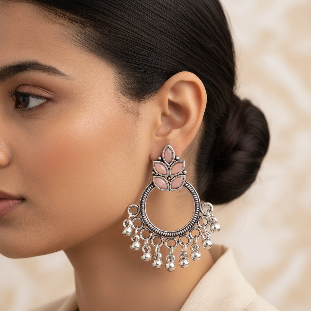 Fine Shine stud earrings (Light Orange)