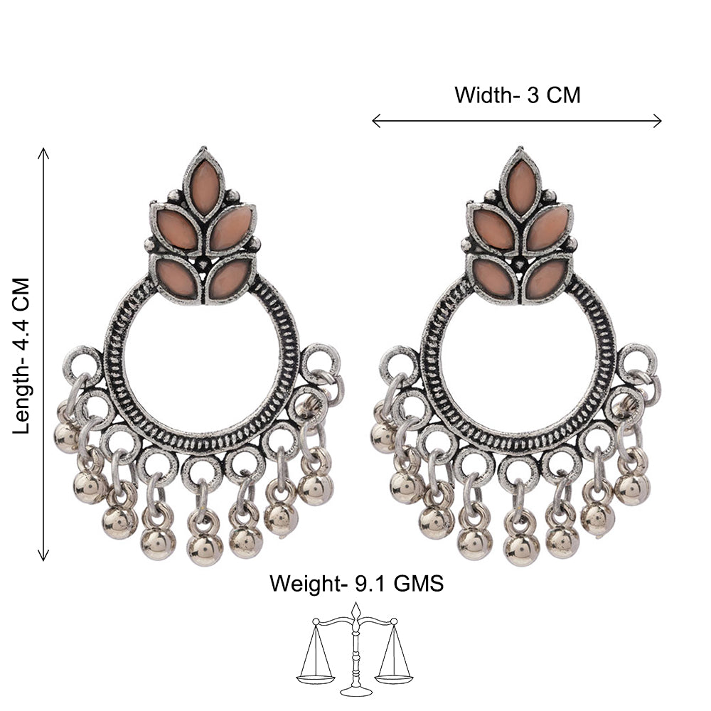 Fine Shine stud earrings (Light Orange)