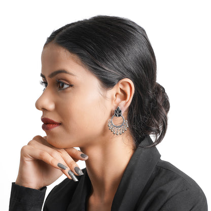 Fine Shine stud earrings (Black)