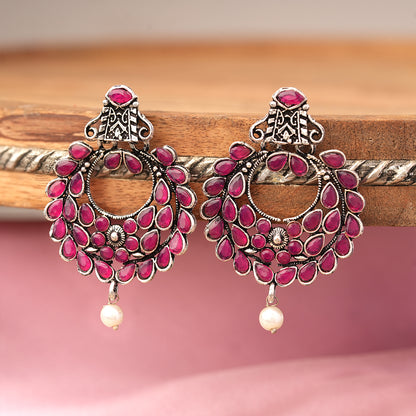 Diva Drops stud earrings (Red)