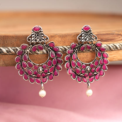 Diva Drops stud earrings (Red)