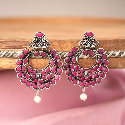 Diva Drops stud earrings (Red)