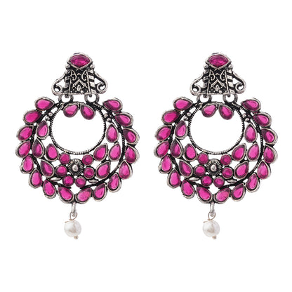 Diva Drops stud earrings (Red)