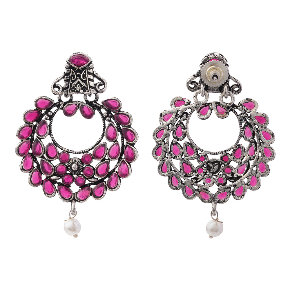 Diva Drops stud earrings (Red)