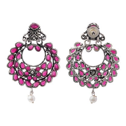 Diva Drops stud earrings (Red)