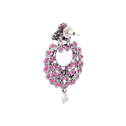 Diva Drops stud earrings (Red)