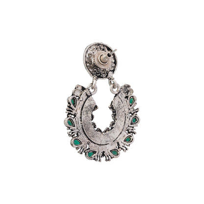 Diva Drops stud earrings (Green)
