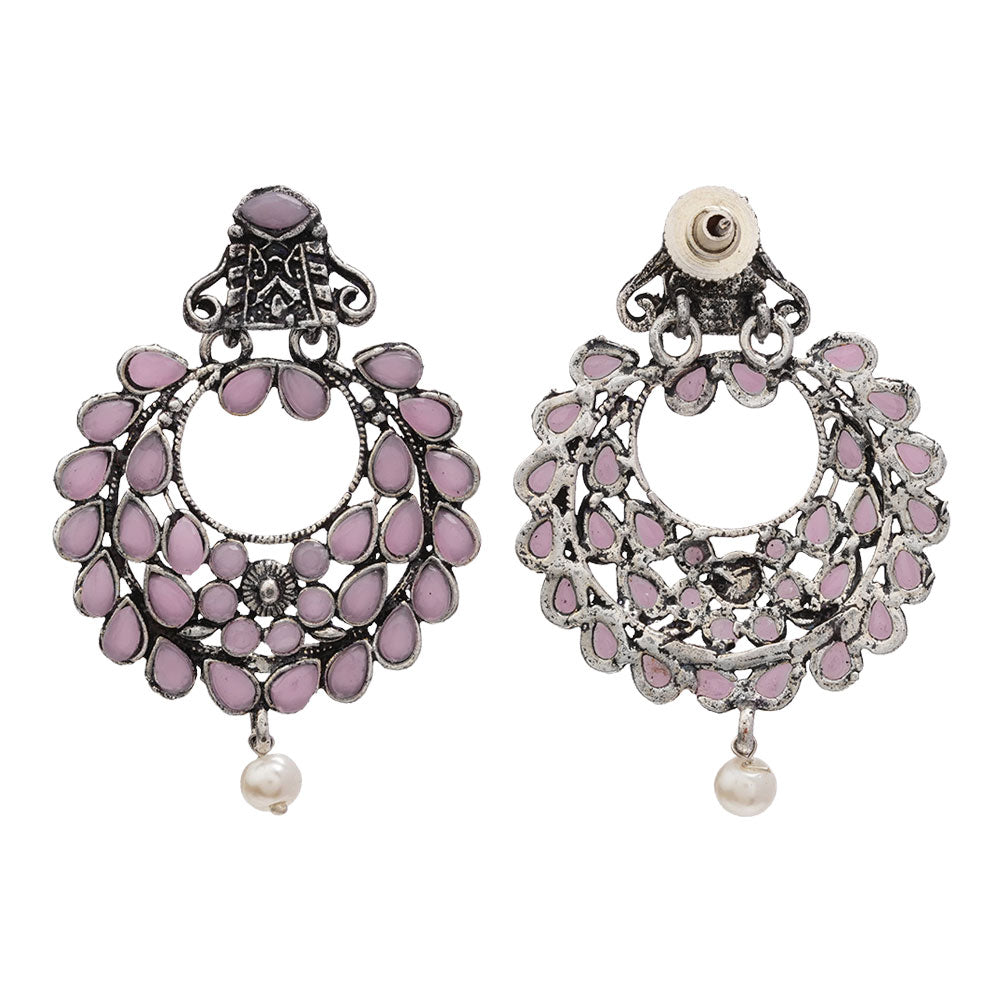 Diva Drops stud earrings (Baby Pink)