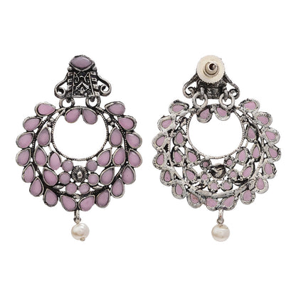 Diva Drops stud earrings (Baby Pink)