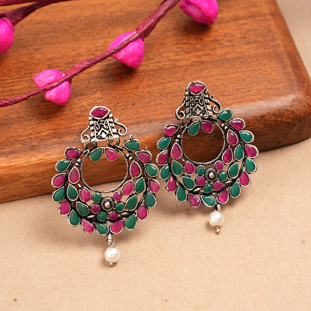 Diva Drops stud earrings (Multicolored)