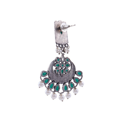 Charming Chandni Dangler earring (Green)