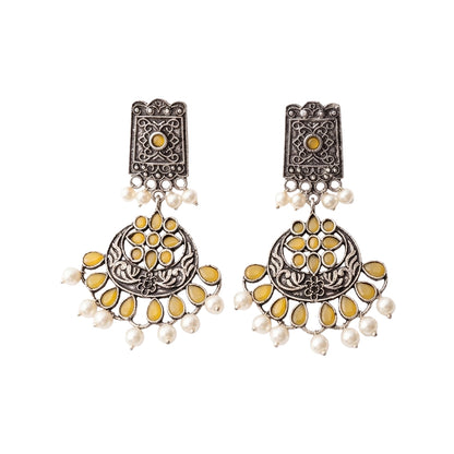 Charming Chandni Dangler earring (Yellow)