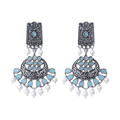 Charming Chandni Dangler earring (Mint)