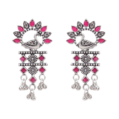 Marsh Muse dangler earring (Red)