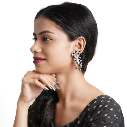 Marsh Muse dangler earring (Black)