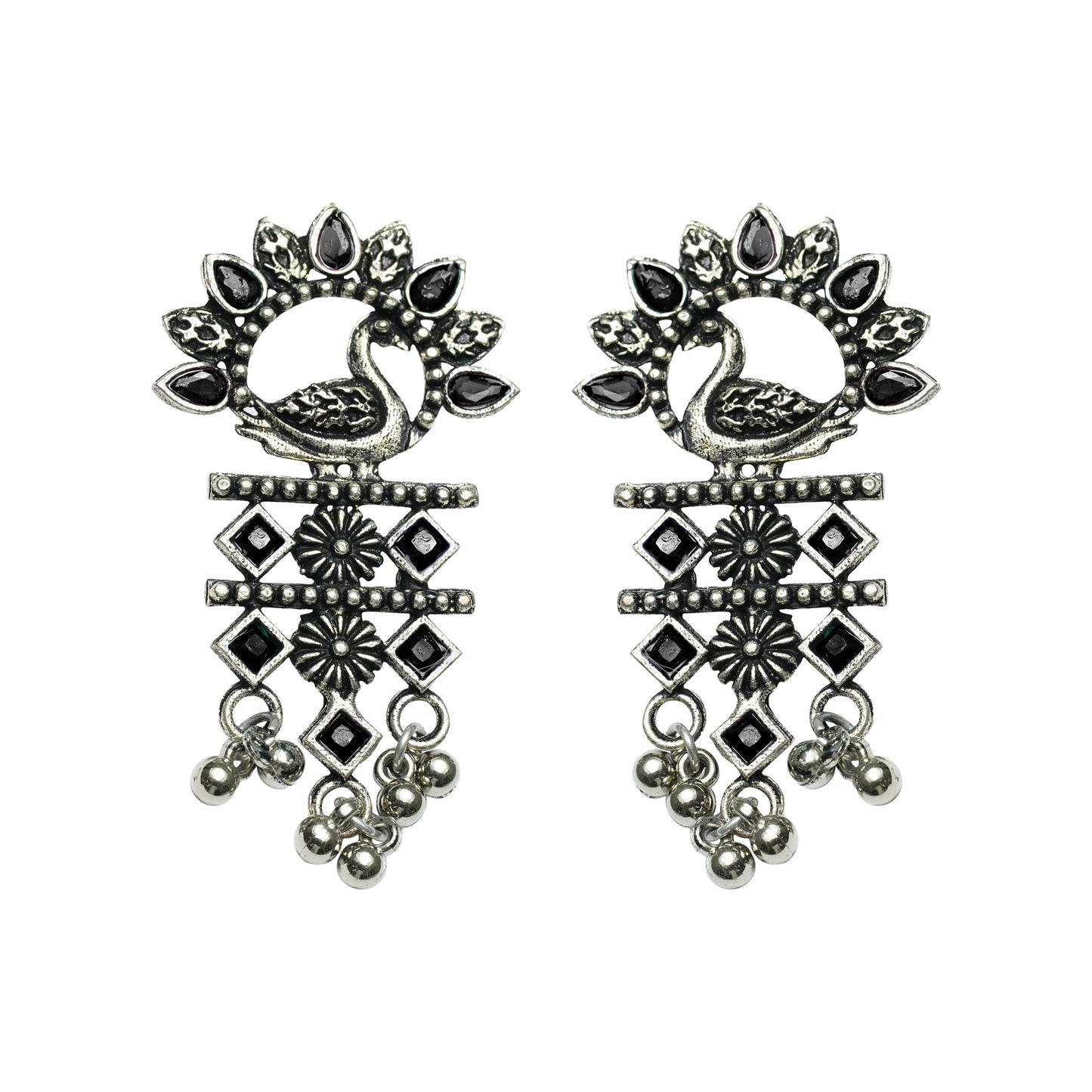 Marsh Muse dangler earring (Black)