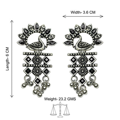 Marsh Muse dangler earring (Black)