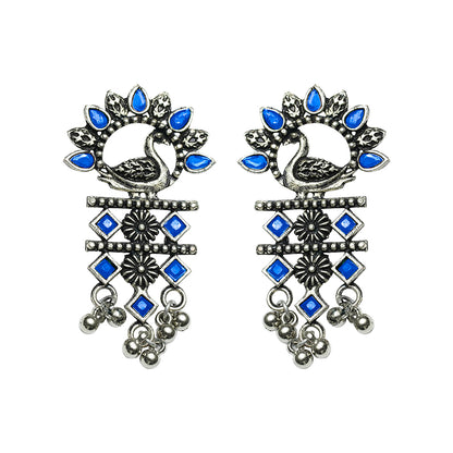 Marsh Muse dangler earring (Blue)
