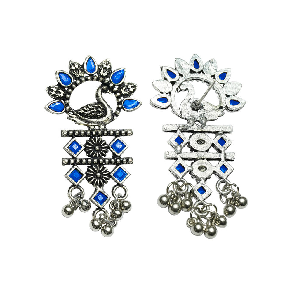 Marsh Muse dangler earring (Blue)