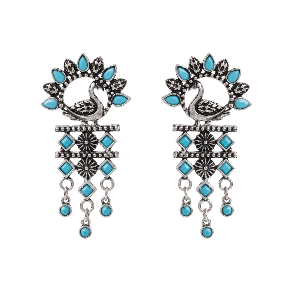 Marsh Muse dangler earring (Sky Blue)