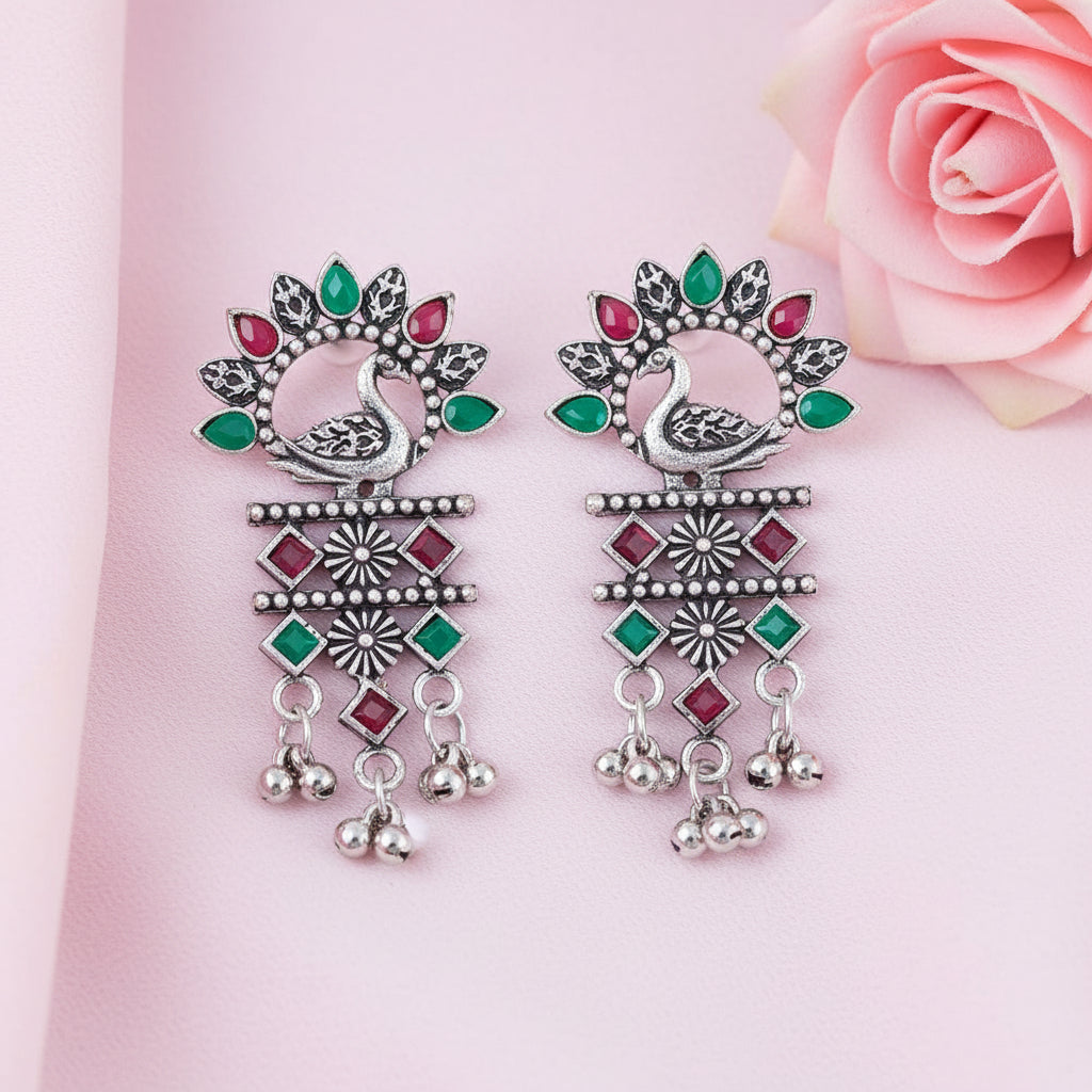 Marsh Muse dangler earring (Multicolored)